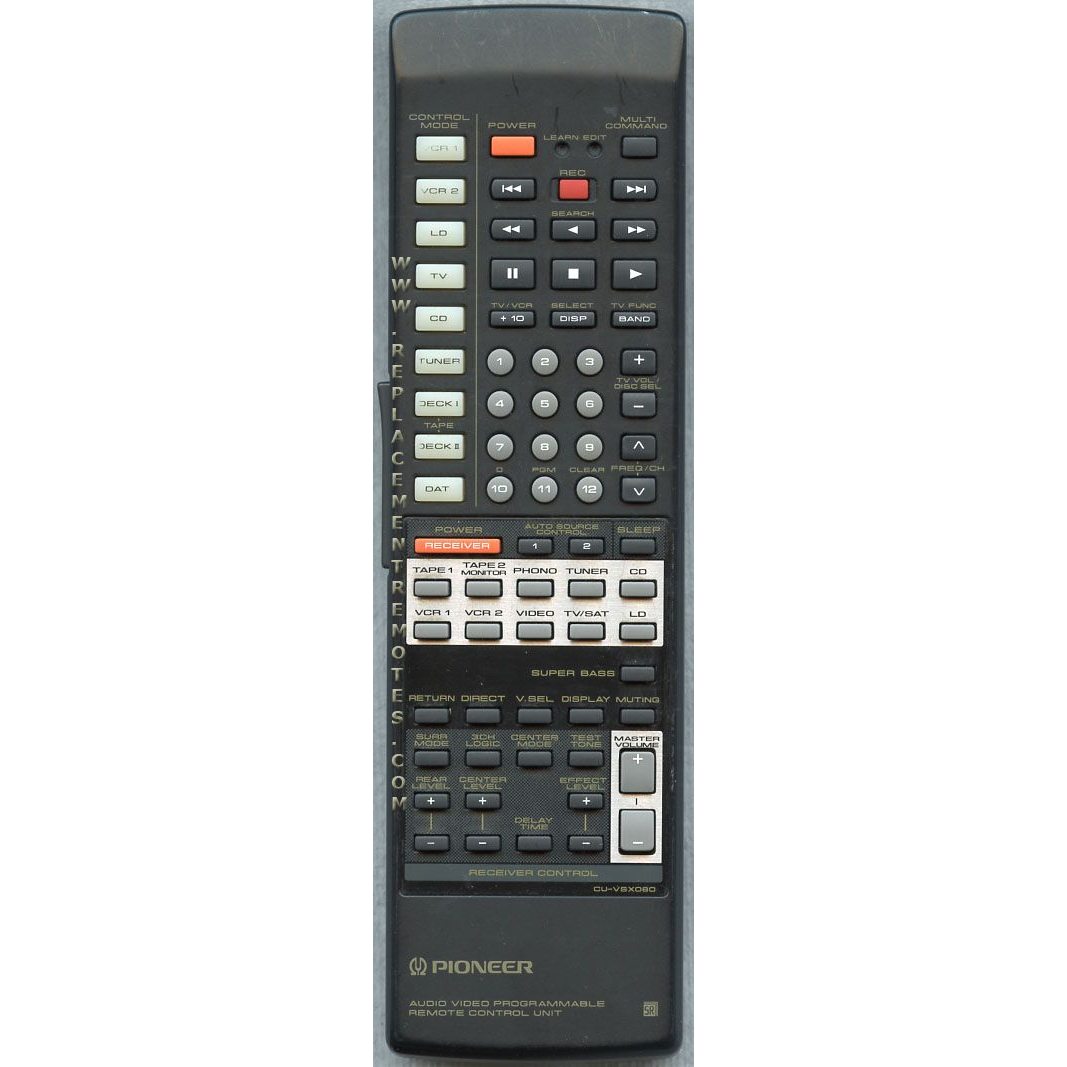Control remoto del receptor Pioneer CUVSX080