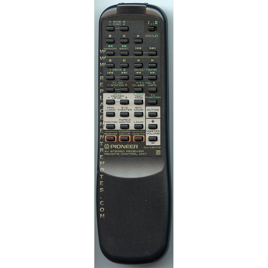 Pioneer CUVSX113 Receiver Remote Control