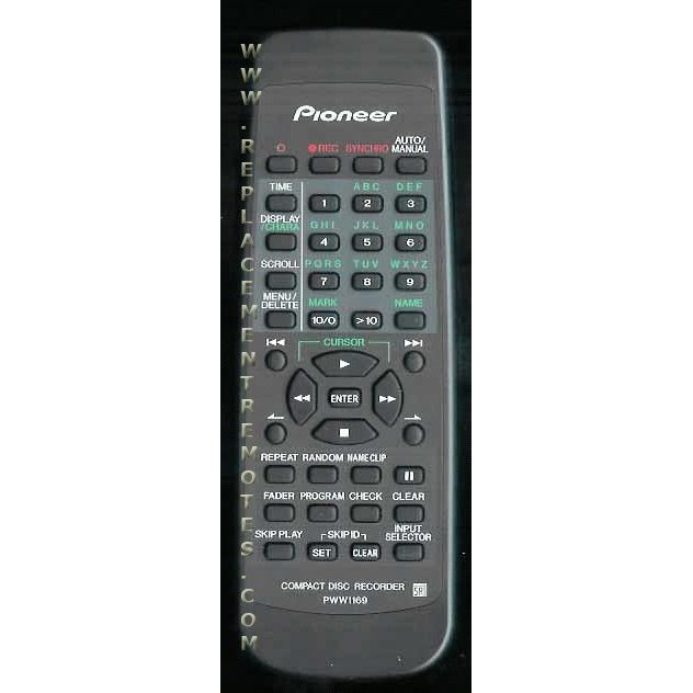 Control remoto de audio Pioneer PWW1169
