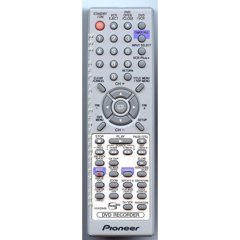 Control remoto Pioneer VXX2949 DVDR