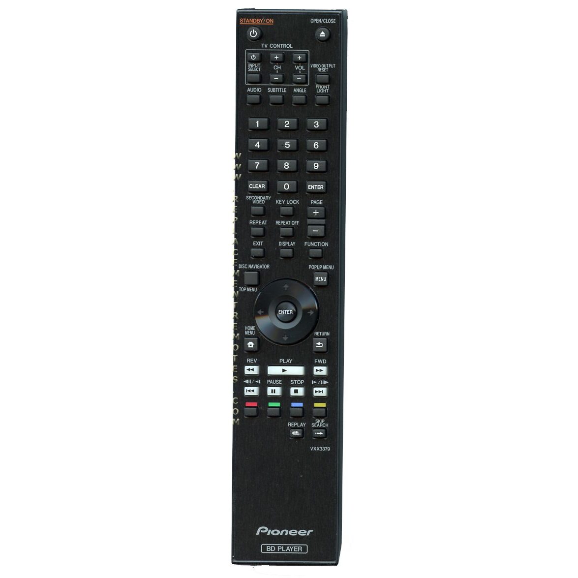 Télécommande Pioneer VXX3375 - Occasion - Fonctionne - Pour Autoradio Ou Chaîne Hi-fi