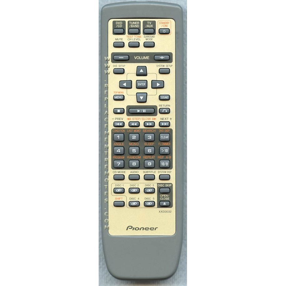Pioneer XXD3032 Home Theater Remote Control