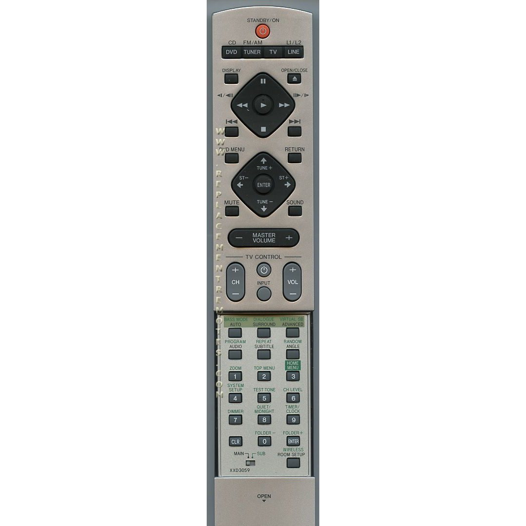 Control remoto de audio Pioneer XXD3059