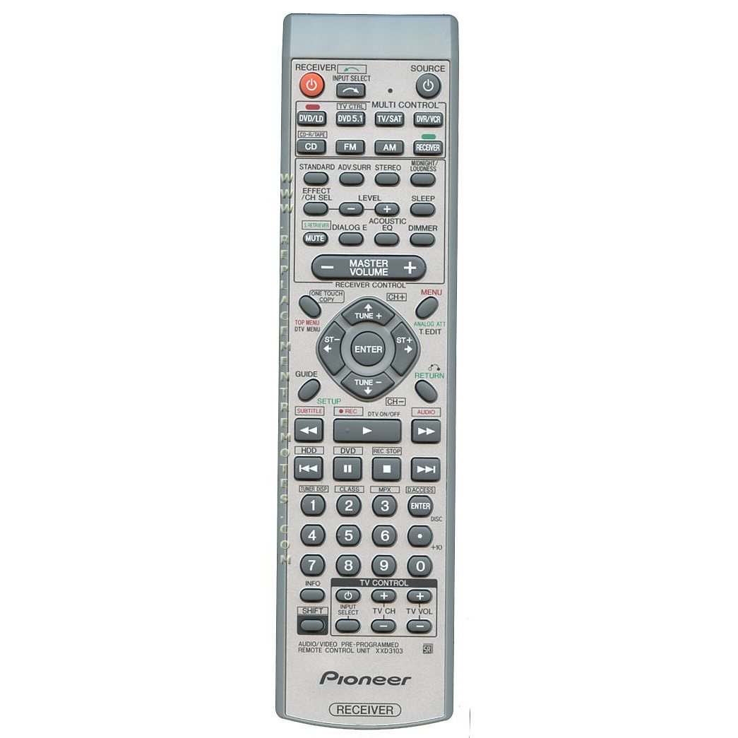 Télécommande audio Pioneer XXD3103