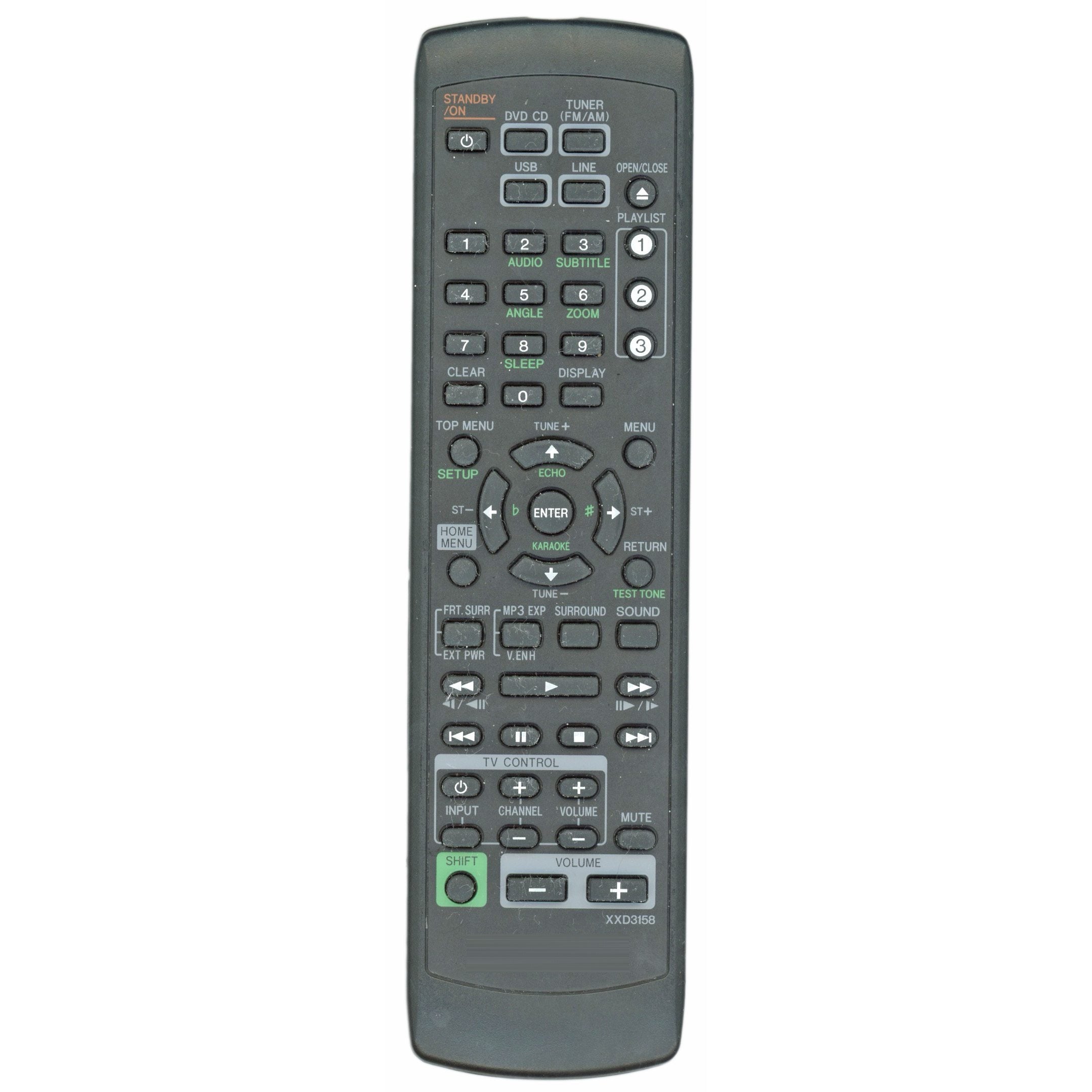 Pioneer XXD3158 Audio Remote Control - XXD3158