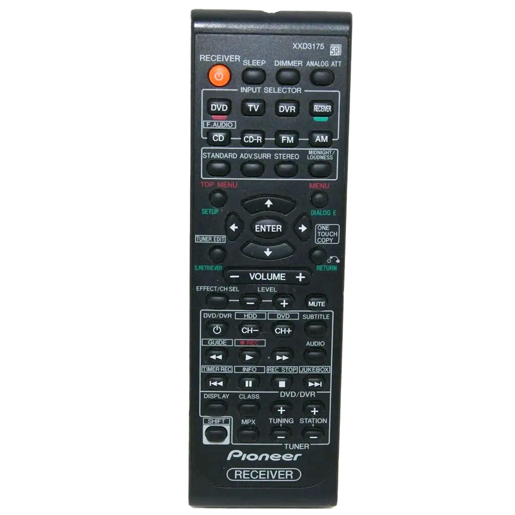Télécommande du récepteur Pioneer XXD3175