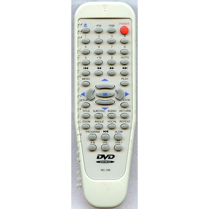 Control remoto para DVD Polaroid RC190
