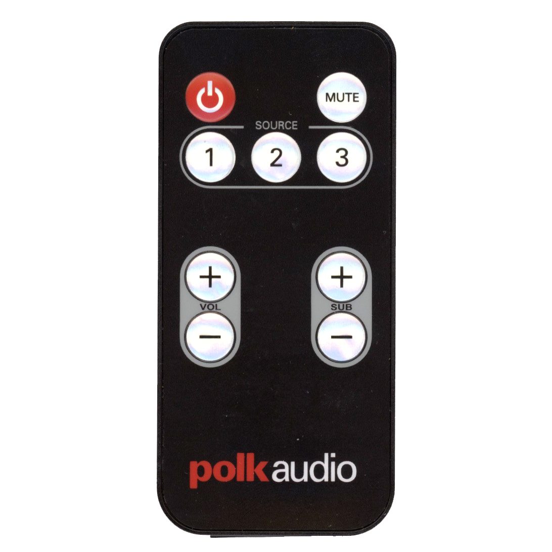 Control remoto para barra de sonido polkaudio RE13052