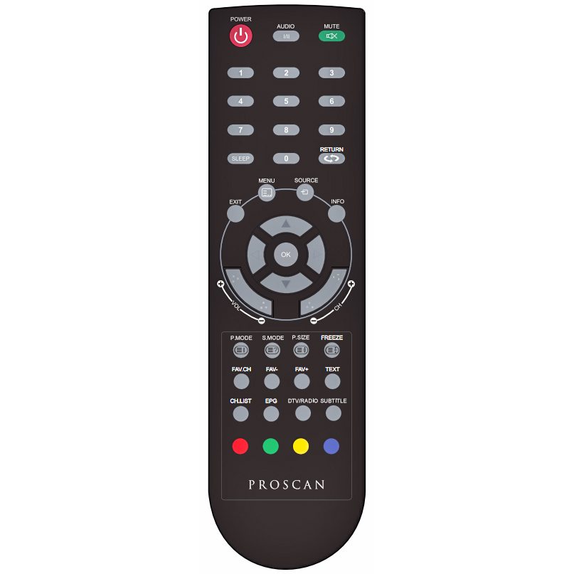 Télécommande TV Proscan PLDED4616UK