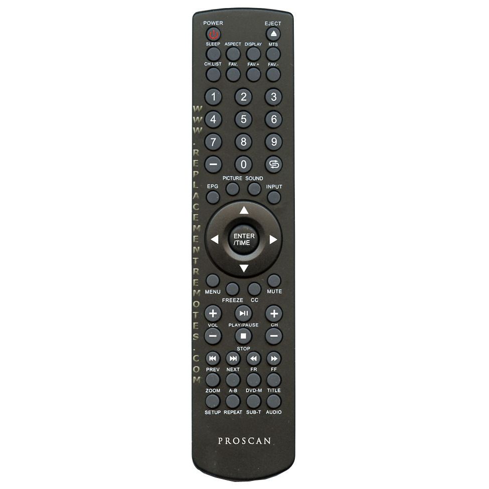 Proscan RE20QP18 TV/dvd Combo Remote Control