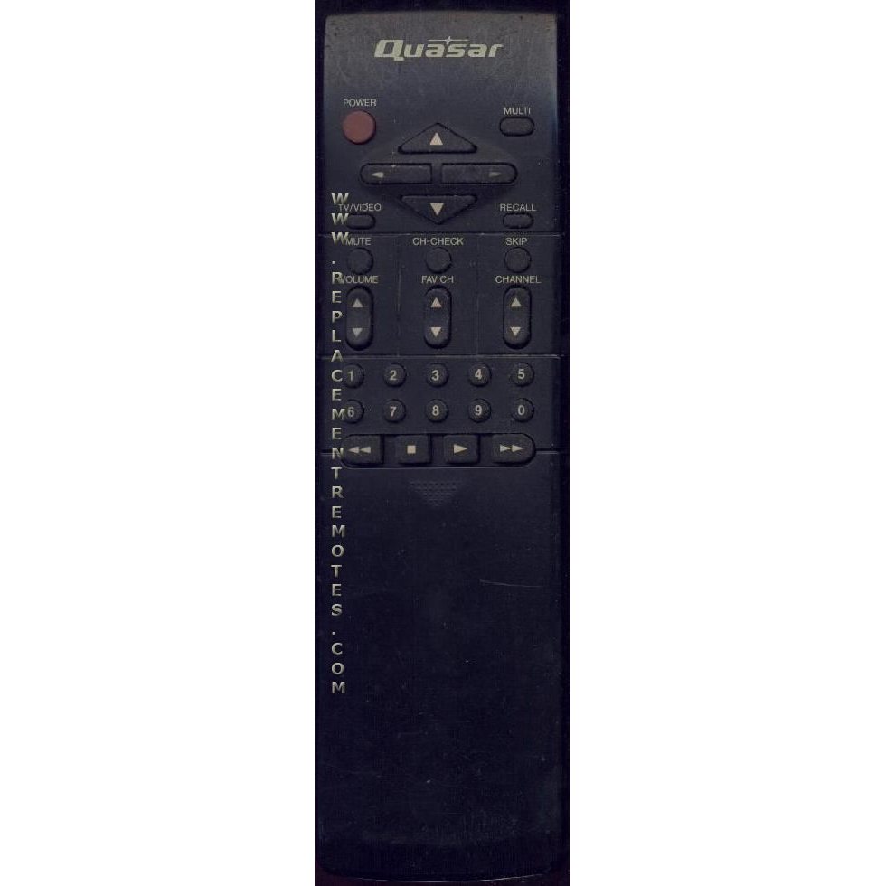 Quasar EUR51716 VCR Remote Control