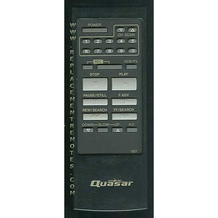 Quasar VSQS0537 VCR Remote Control