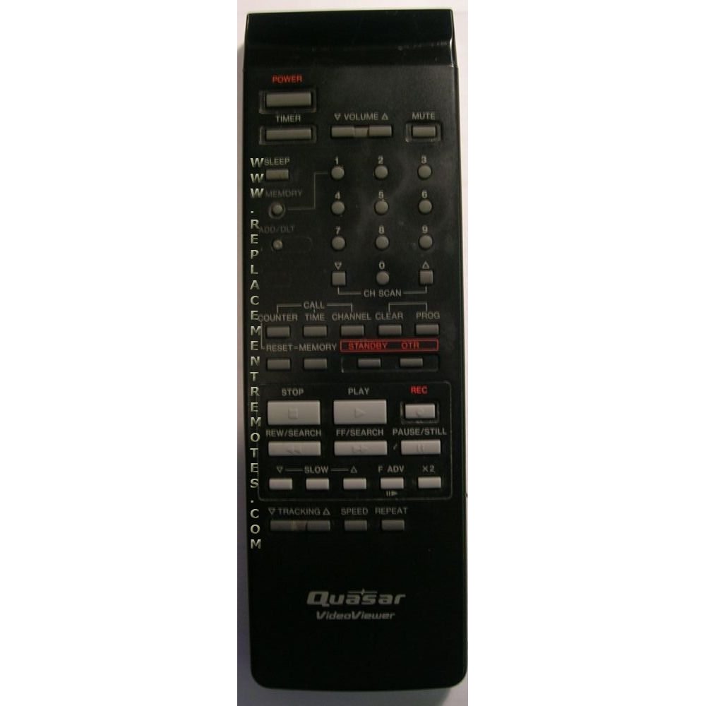 Quasar VSQS0718 TV/VCR Remote Control