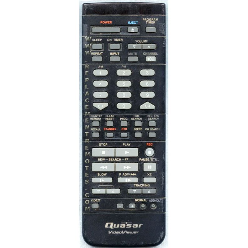 Quasar VSQS1294 TV/VCR Remote Control