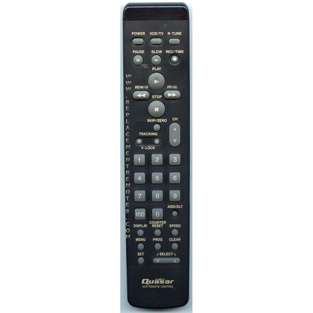 Quasar VSQS1369 VCR Remote Control