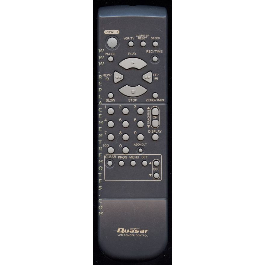 Quasar VSQS1400 TV/VCR Remote Control