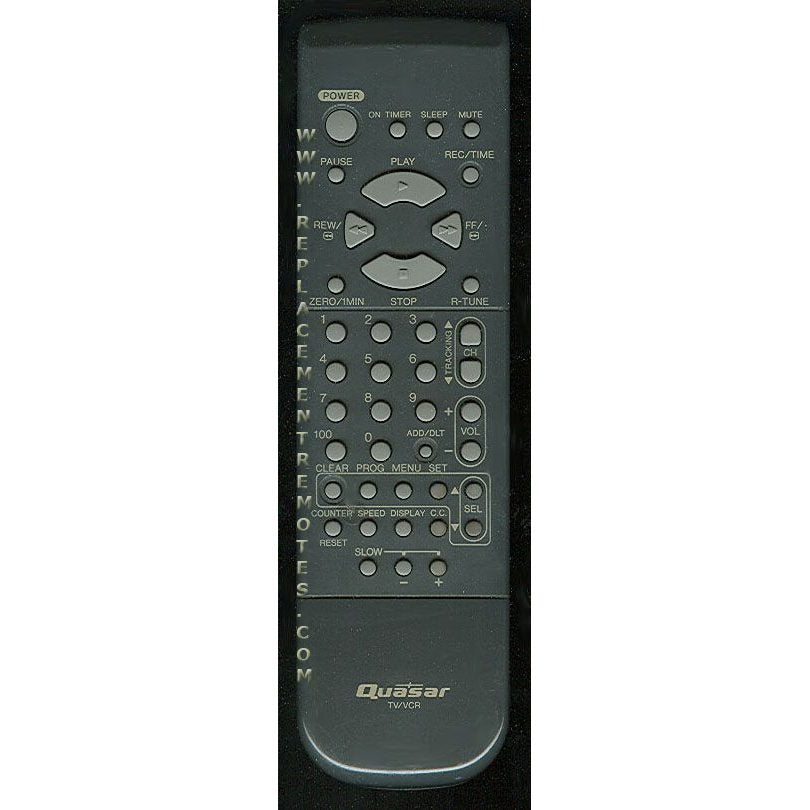 Quasar VSQS1404 TV/VCR Remote Control