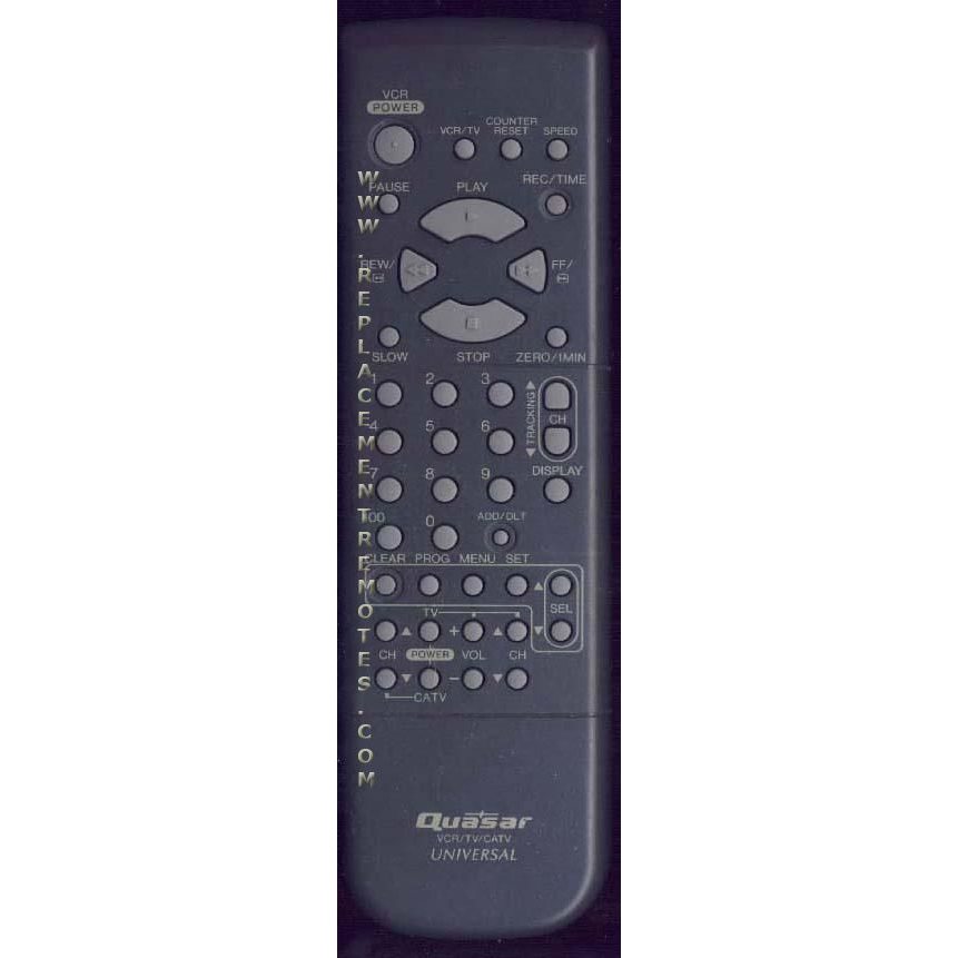 Quasar VSQS1430 VCR Remote Control