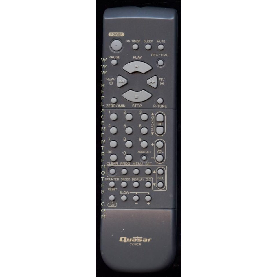 Quasar VSQS1438 TV/VCR Remote Control