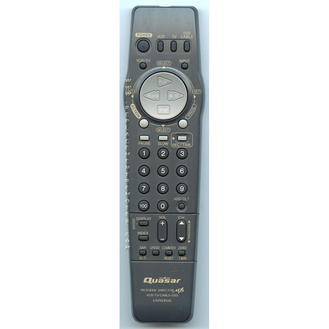 Quasar VSQS1561 VCR Remote Control