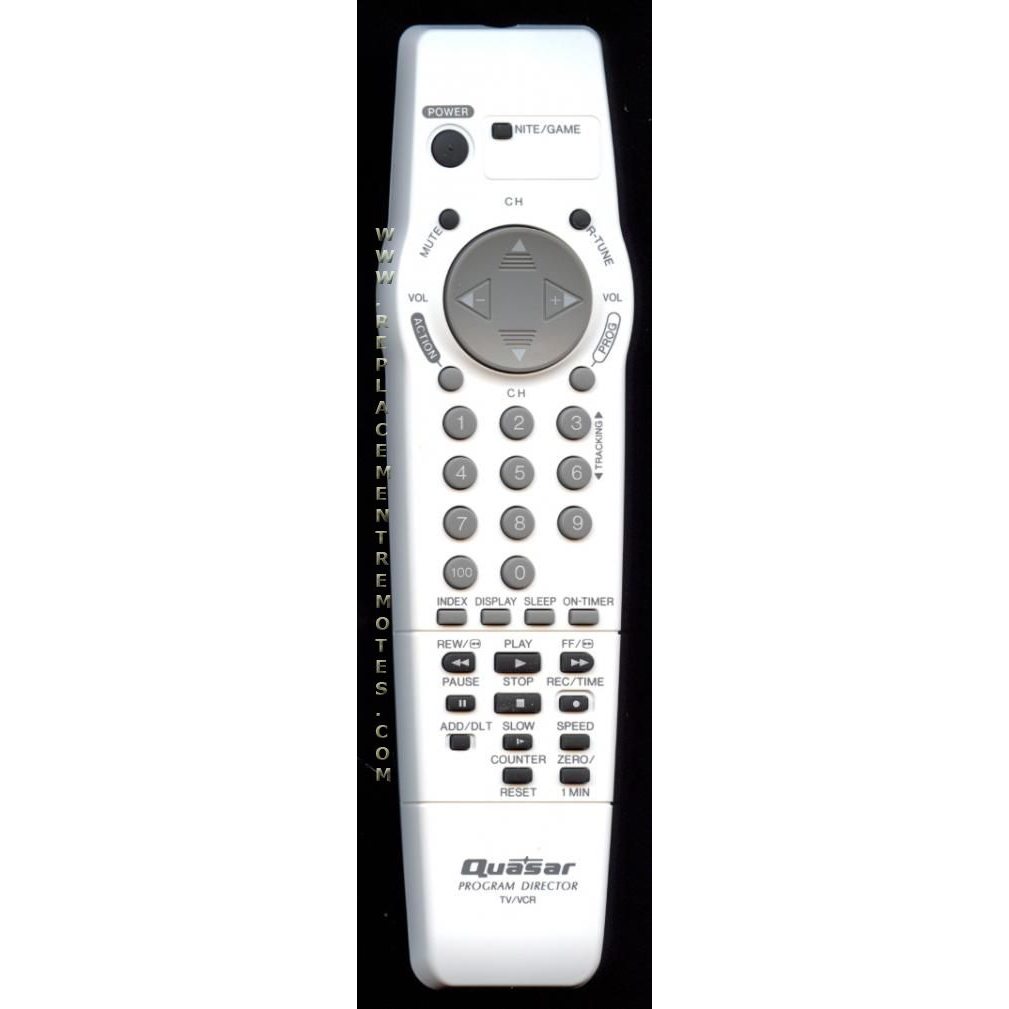 Quasar VSQS1571 TV/VCR Remote Control