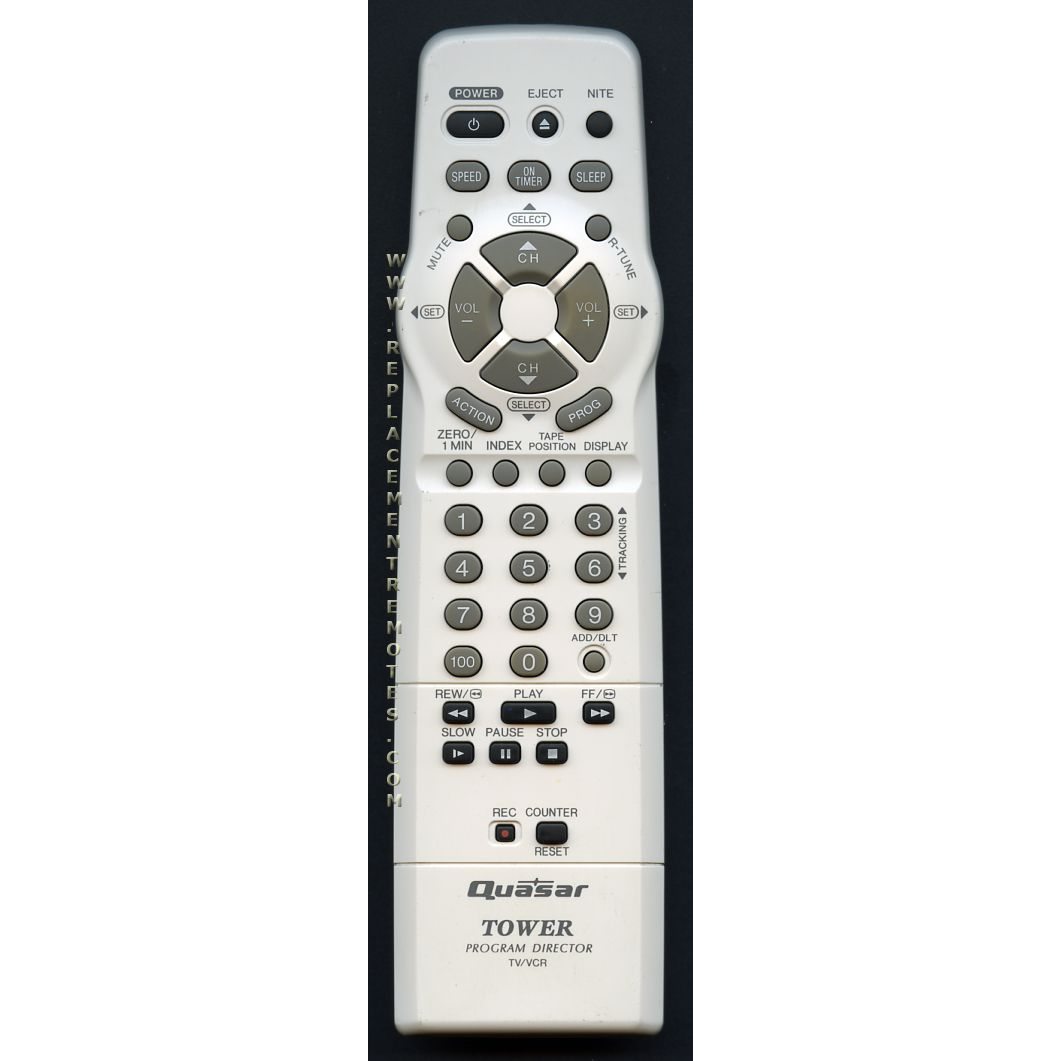 Quasar VSQS1607 TV/VCR Remote Control