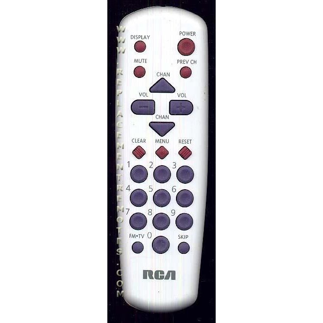 RCA CRK10B1W TV Remote Control