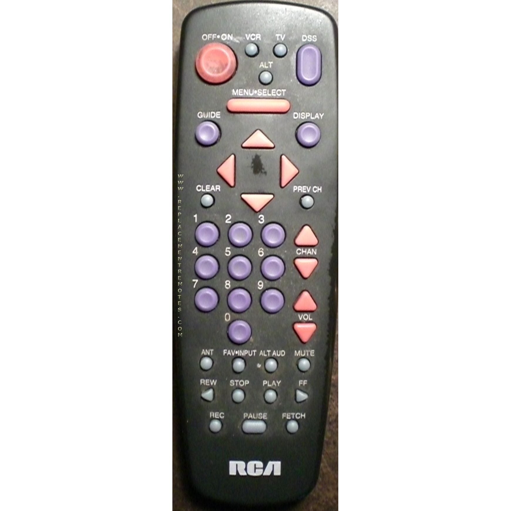 RCA D900 TV Remote Control