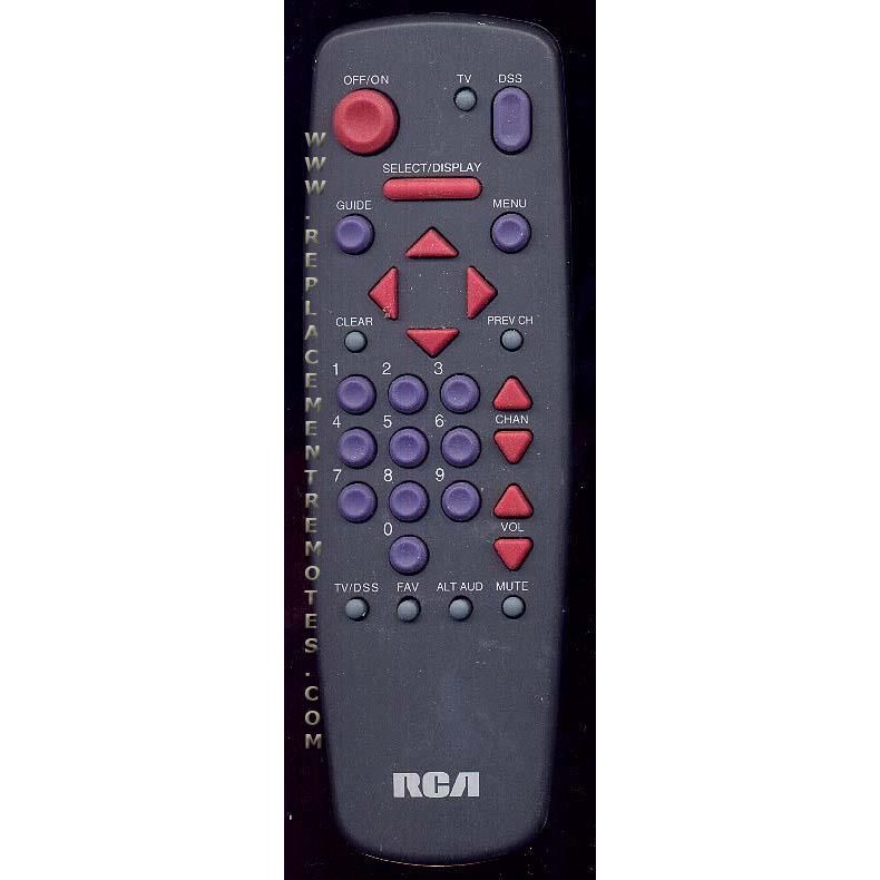 RCA DRD102RW TV Remote Control