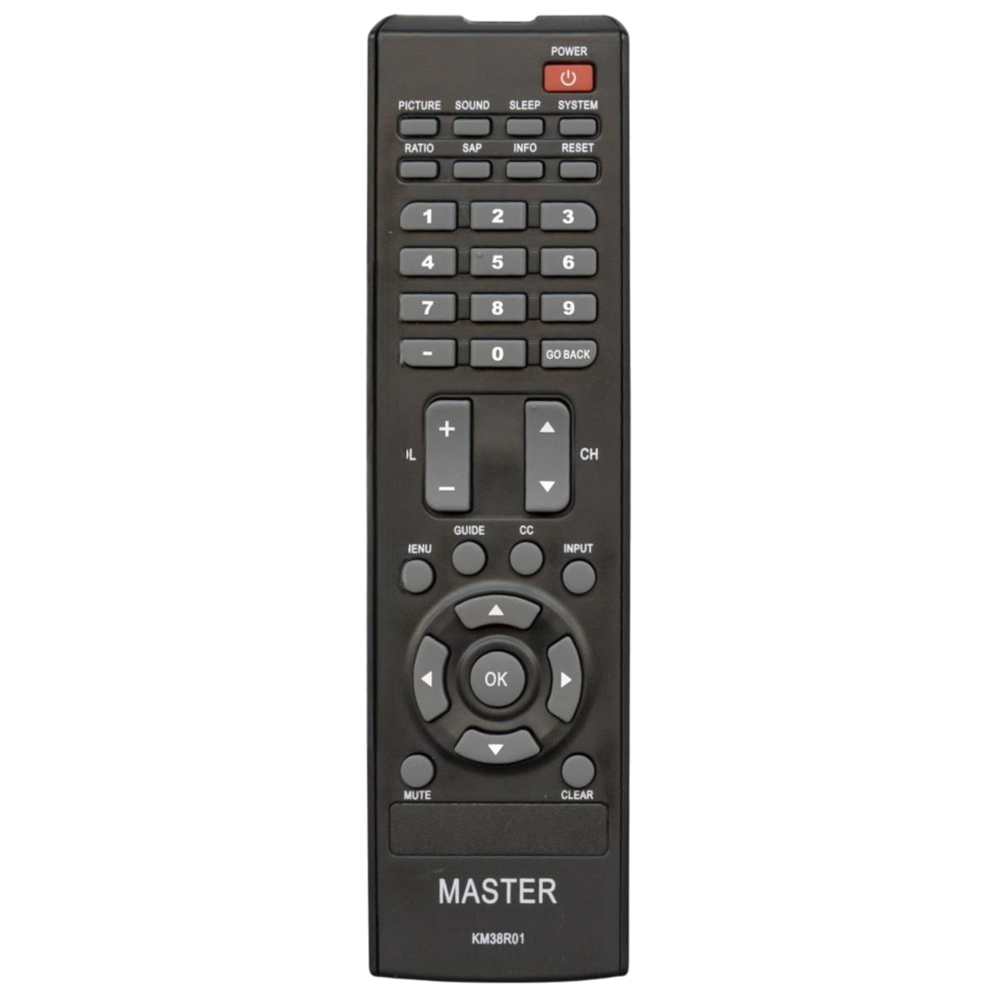Control remoto maestro para TV RCA KM3801