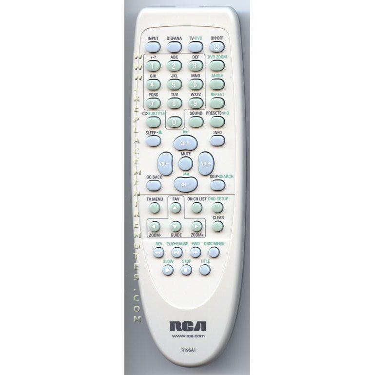 Télécommande TV/DVD RCA R196A1