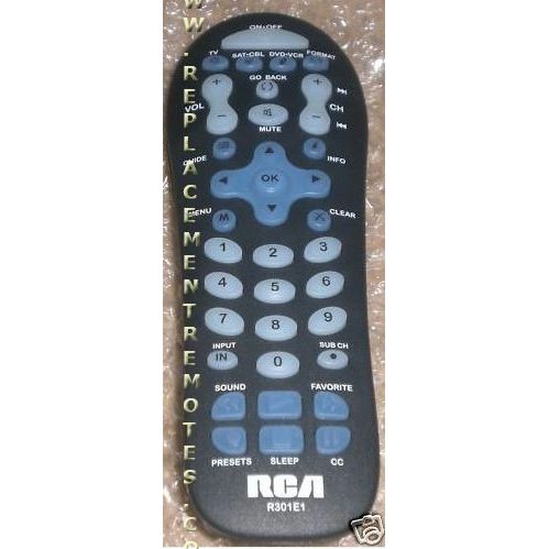 Télécommande universelle RCA R301E1 pour 3 appareils