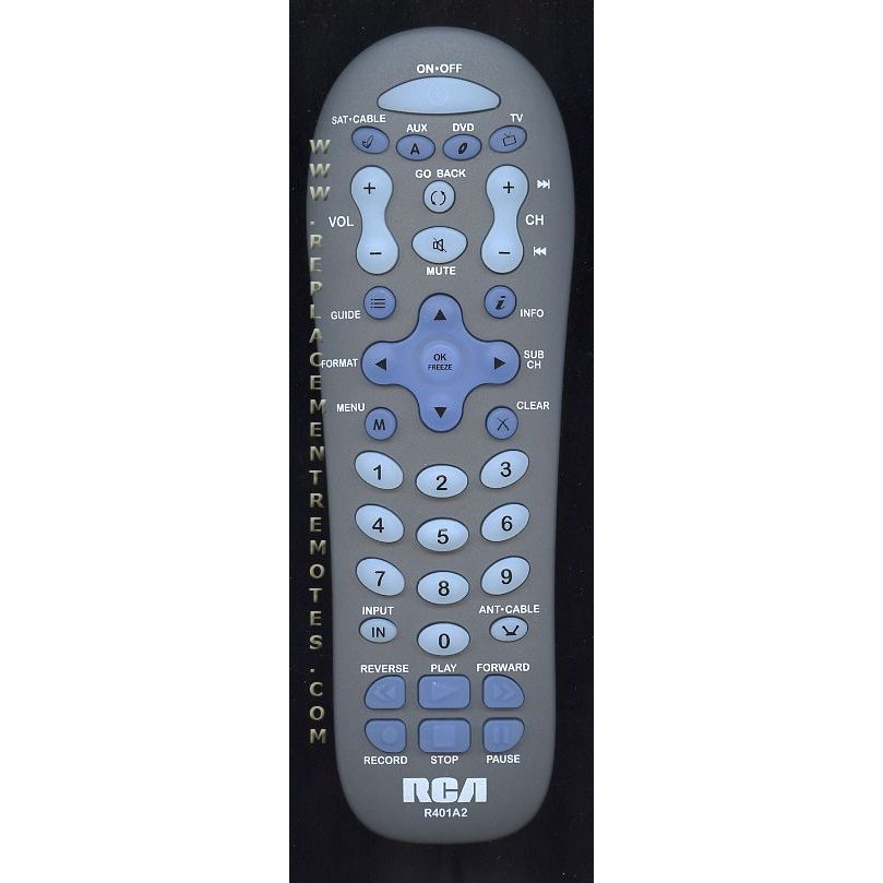 RCA R401A2 TV Remote Control