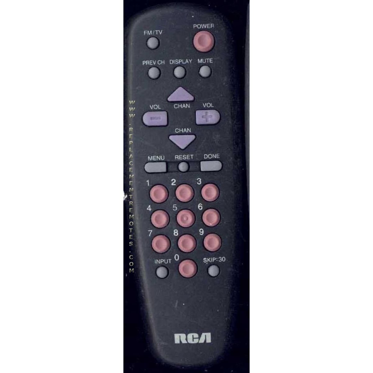 RCA RCA213723 TV Remote Control