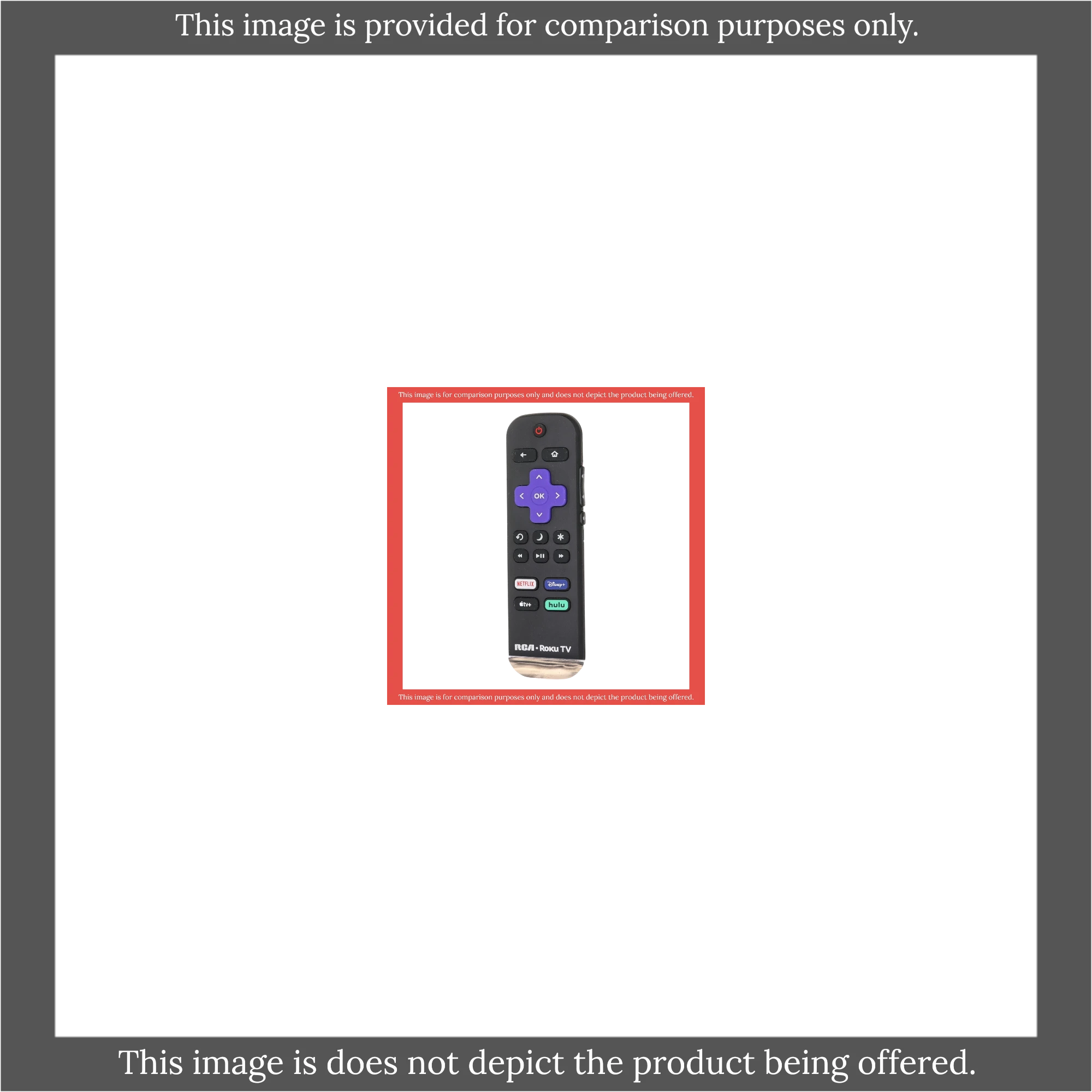 Substitute for RCA RC-ALIR 2022 ROKU TV Remote Control 3226001028 [RRLF26]