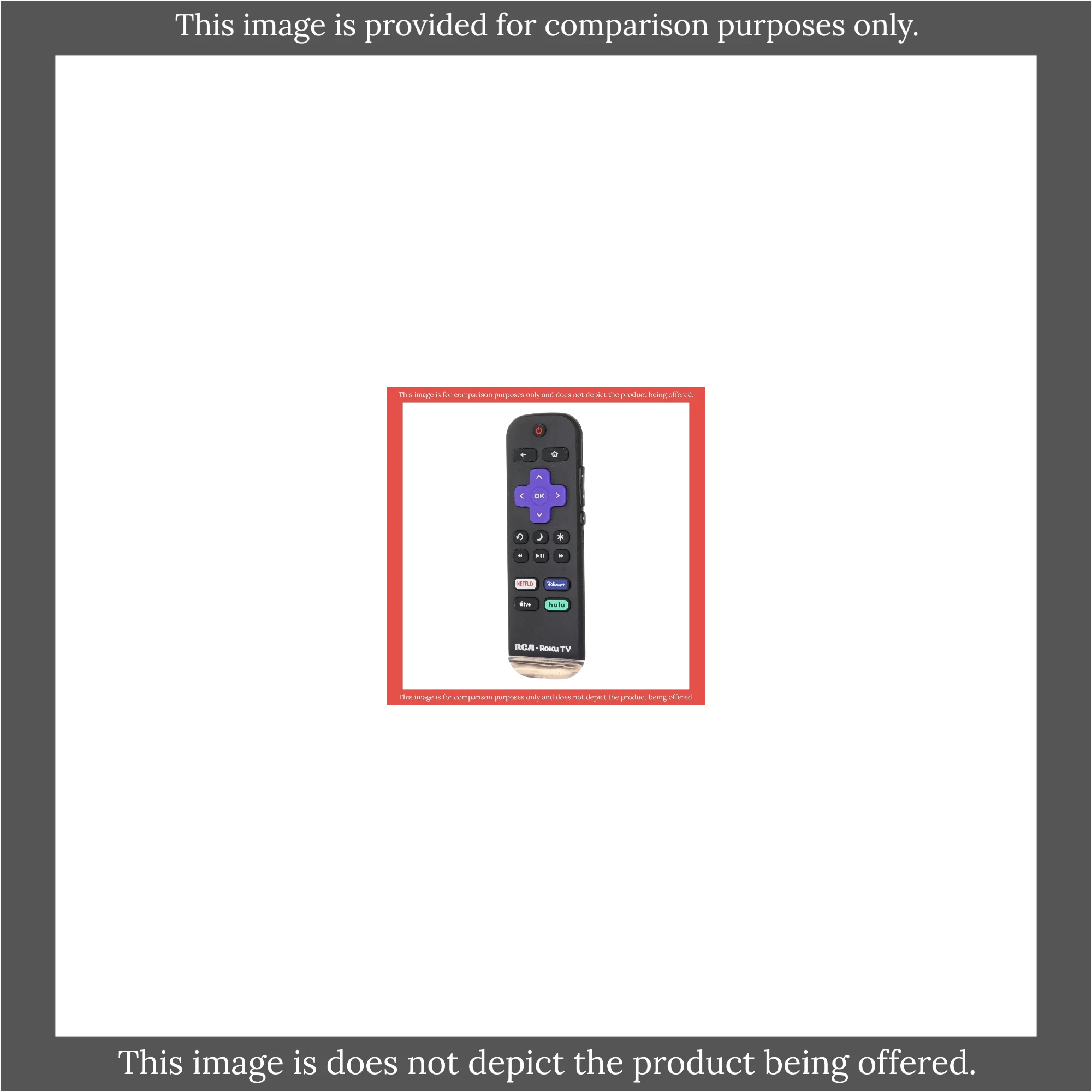 Anderic Substitute for RCA RC-ALIR 2022 ROKU TV Remote Control 3226001028 [RRLF16]