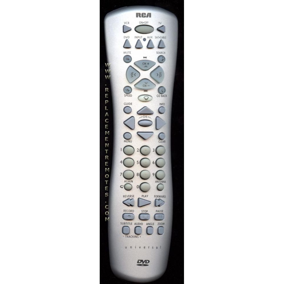 Control remoto de DVD RCA RCR160DBLM1