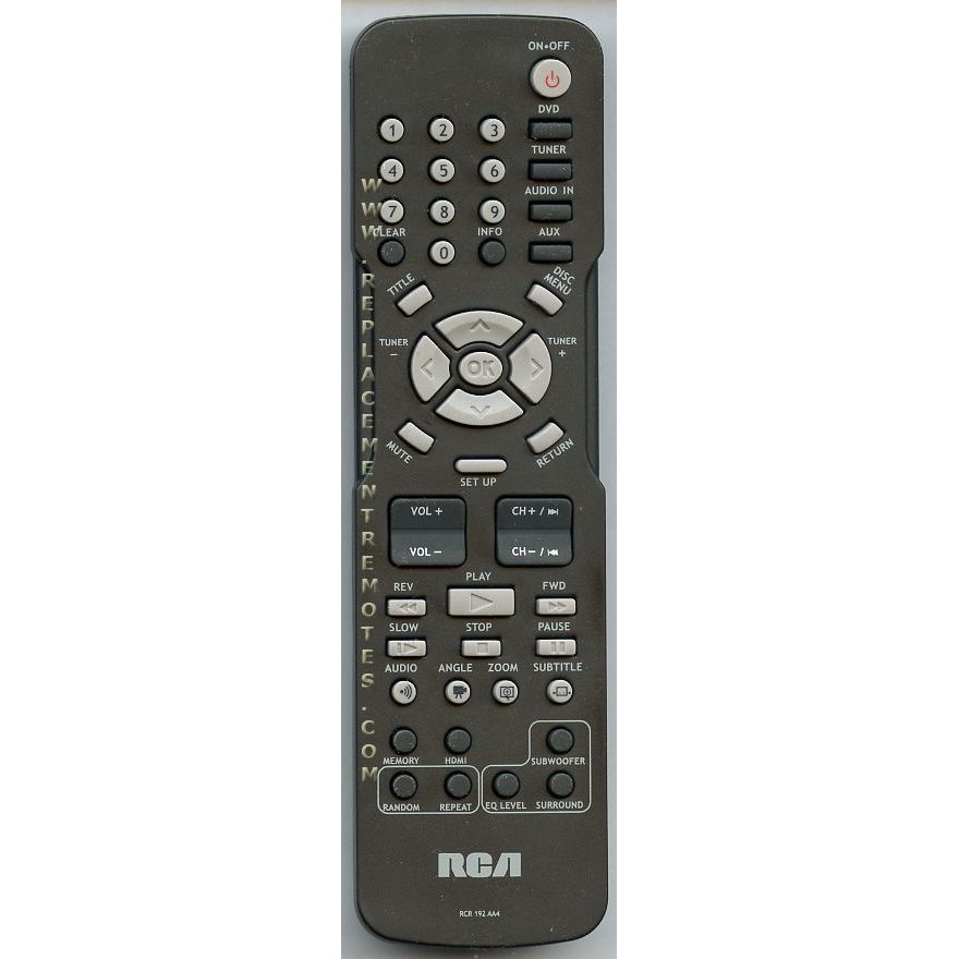 Télécommande pour home cinéma RCA RCR192AA4