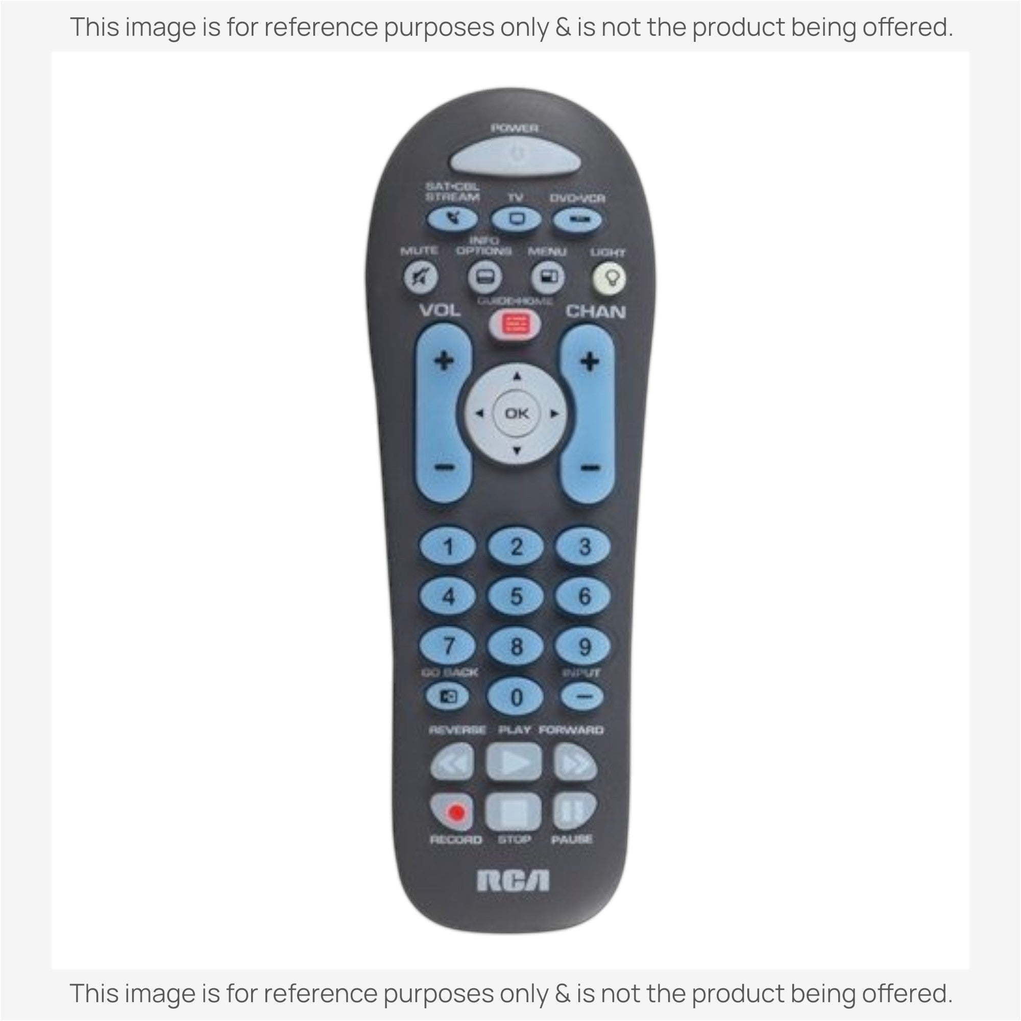 Sustituto para el mando a distancia universal RCA RCR314WZ de 3 dispositivos [RRU401]