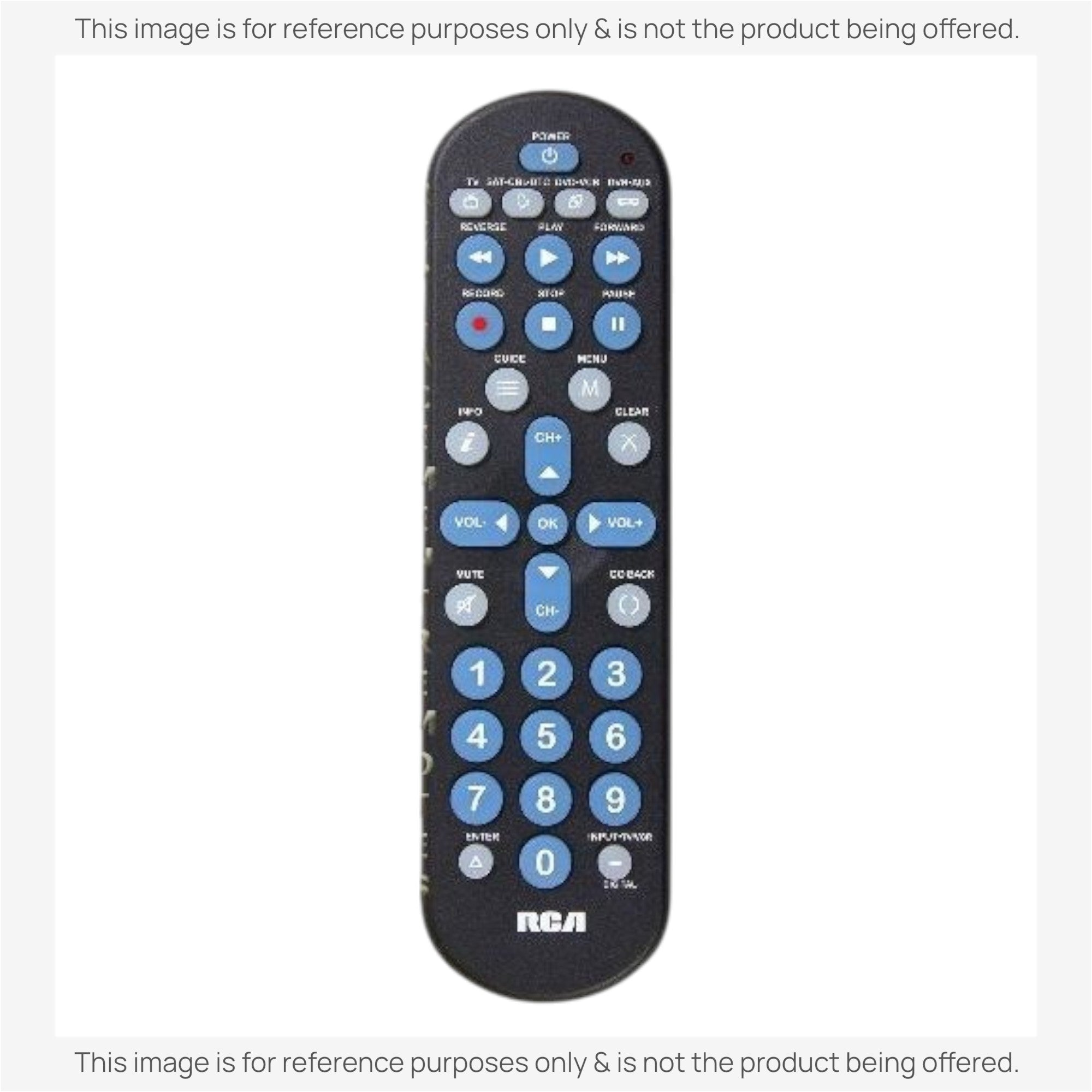 Télécommande universelle 4 appareils RCA RCR4258R [RRU401] de remplacement
