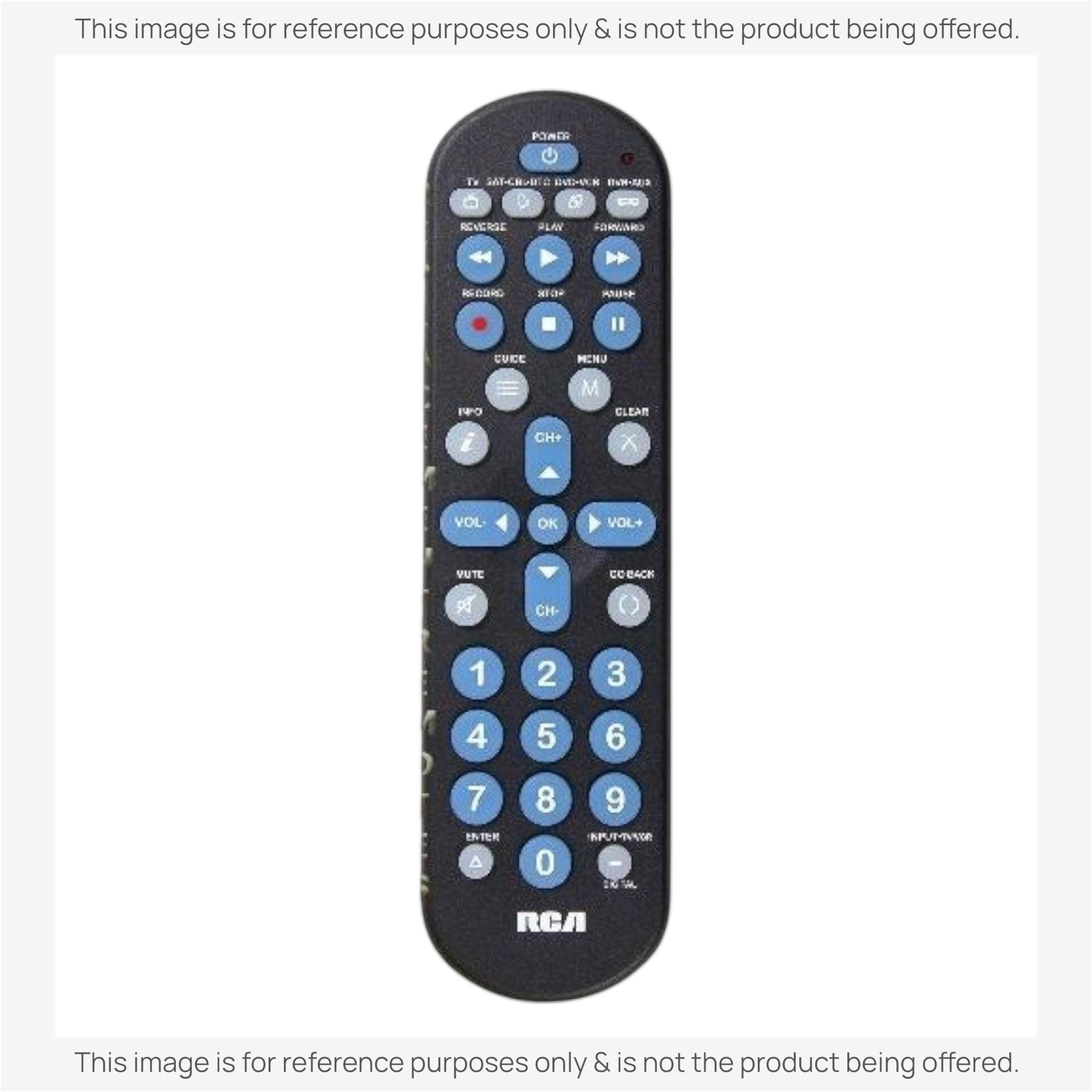 Télécommande universelle 4 appareils RCA RCR4258R [RRU401] de remplacement
