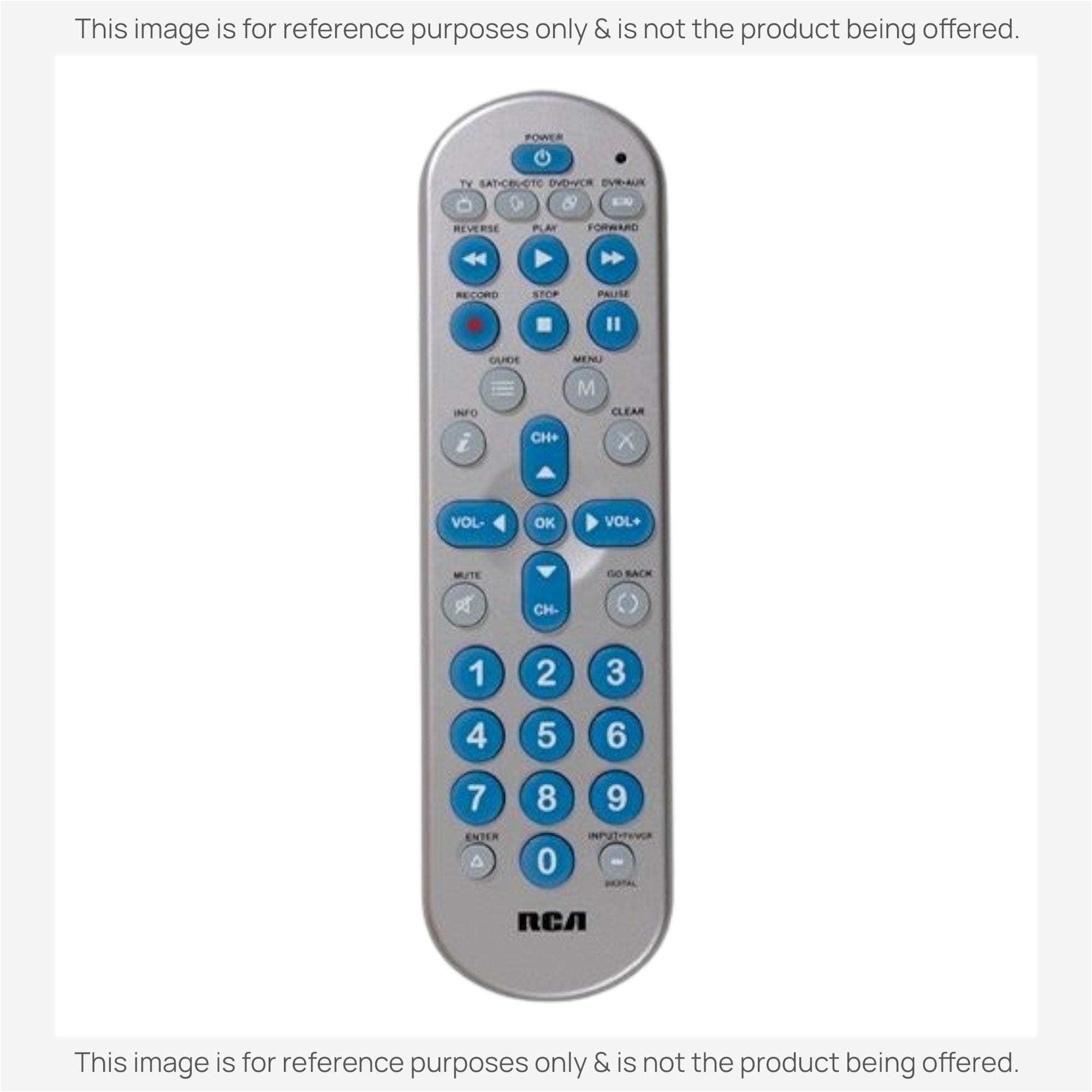 Substitute for RCA RCR4358R 4-Device Universal Remote Control [RRU401]