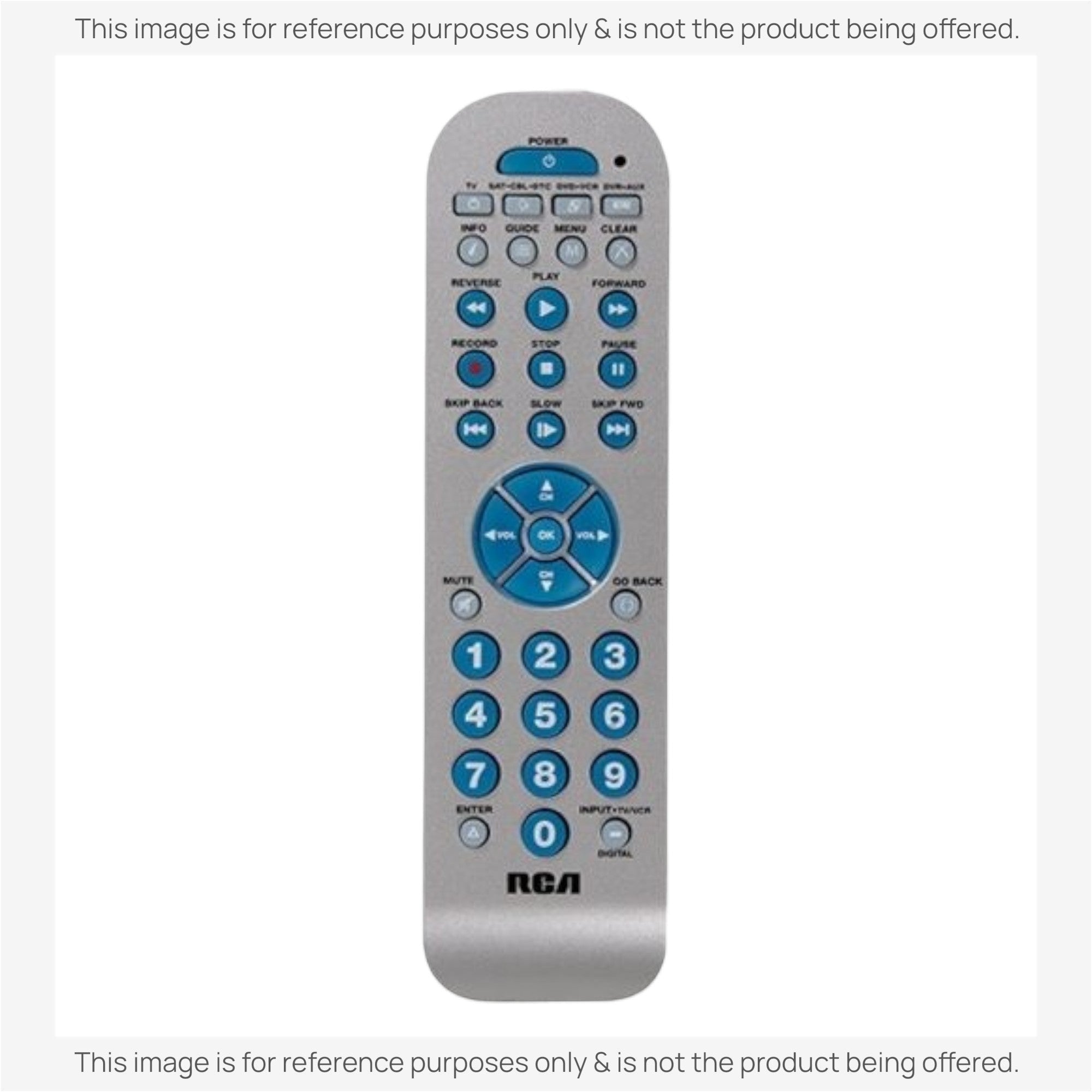 Télécommande universelle 4 appareils RCA RCR4373N de remplacement [RRU401]