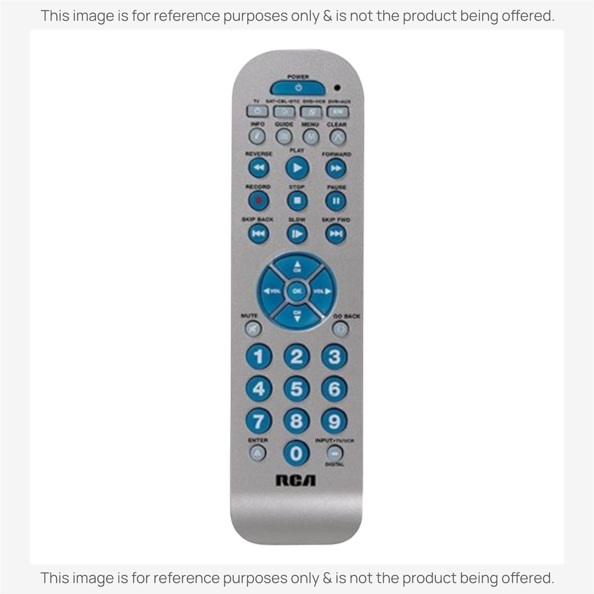 Télécommande universelle 4 appareils RCA RCR4373N de remplacement [RRU401]