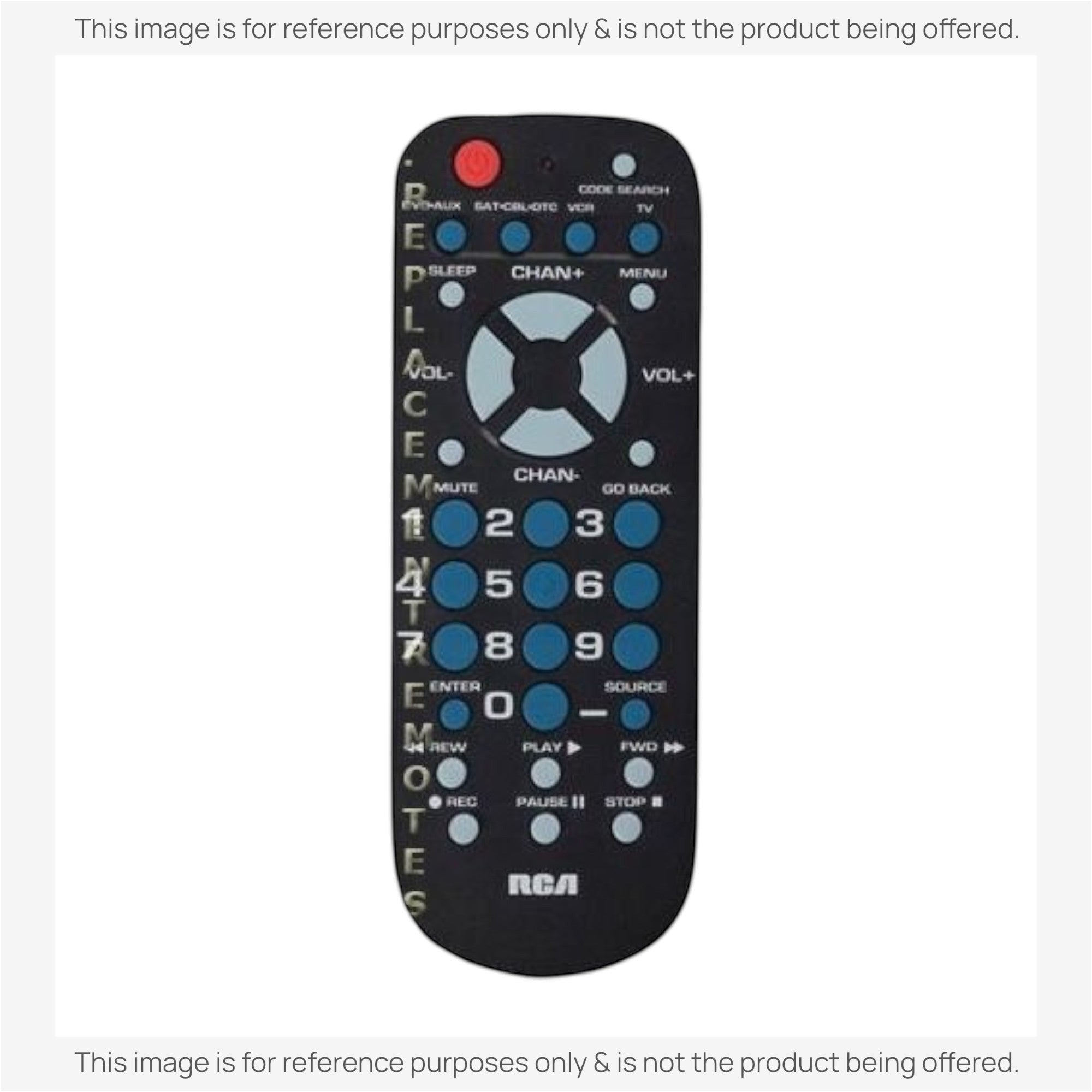 Télécommande universelle 4 appareils RCA RCR504BR de remplacement [RRU401]