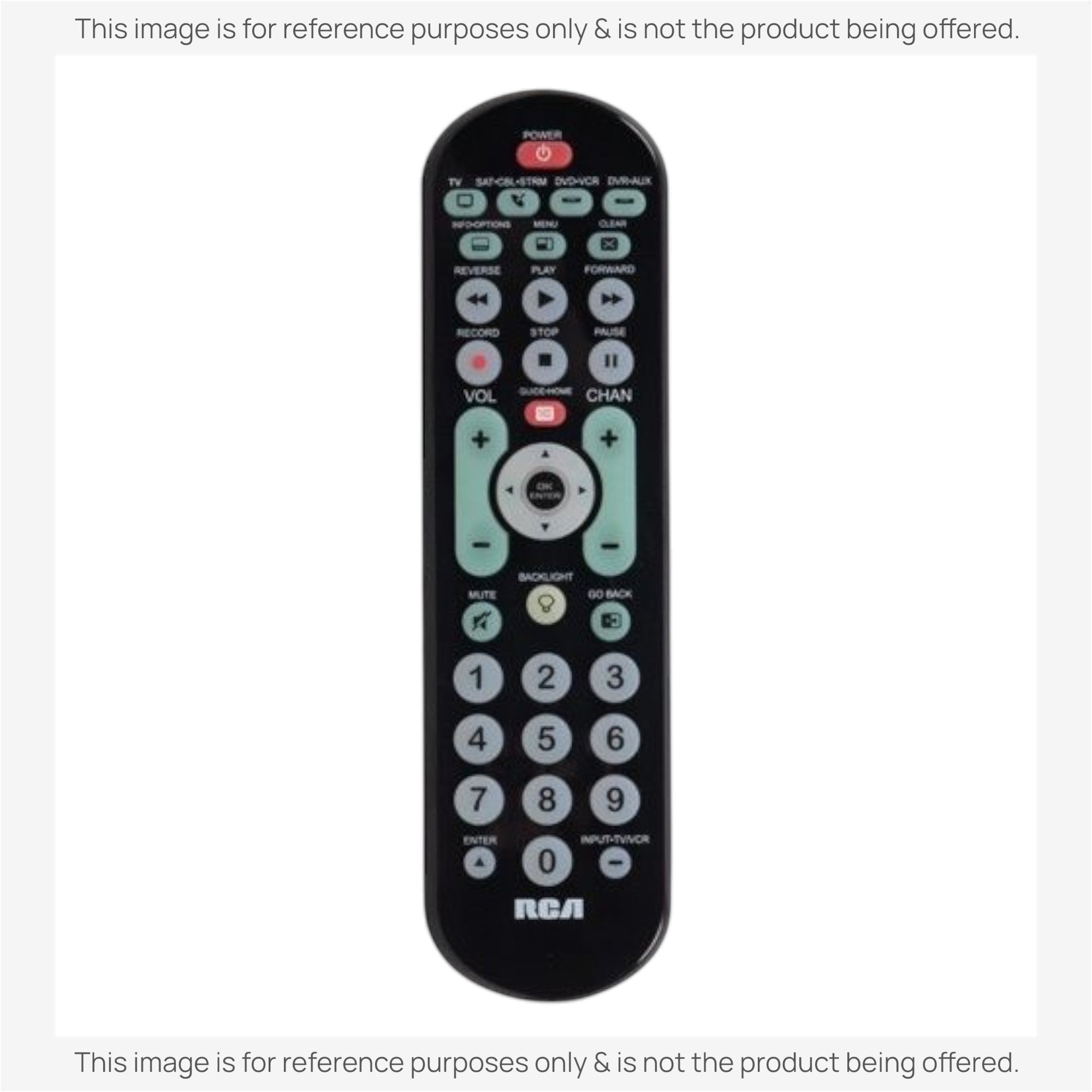 Anderic Substitute for RCA RCRBB04GR 4-Device Universal Remote Control [RRU401]