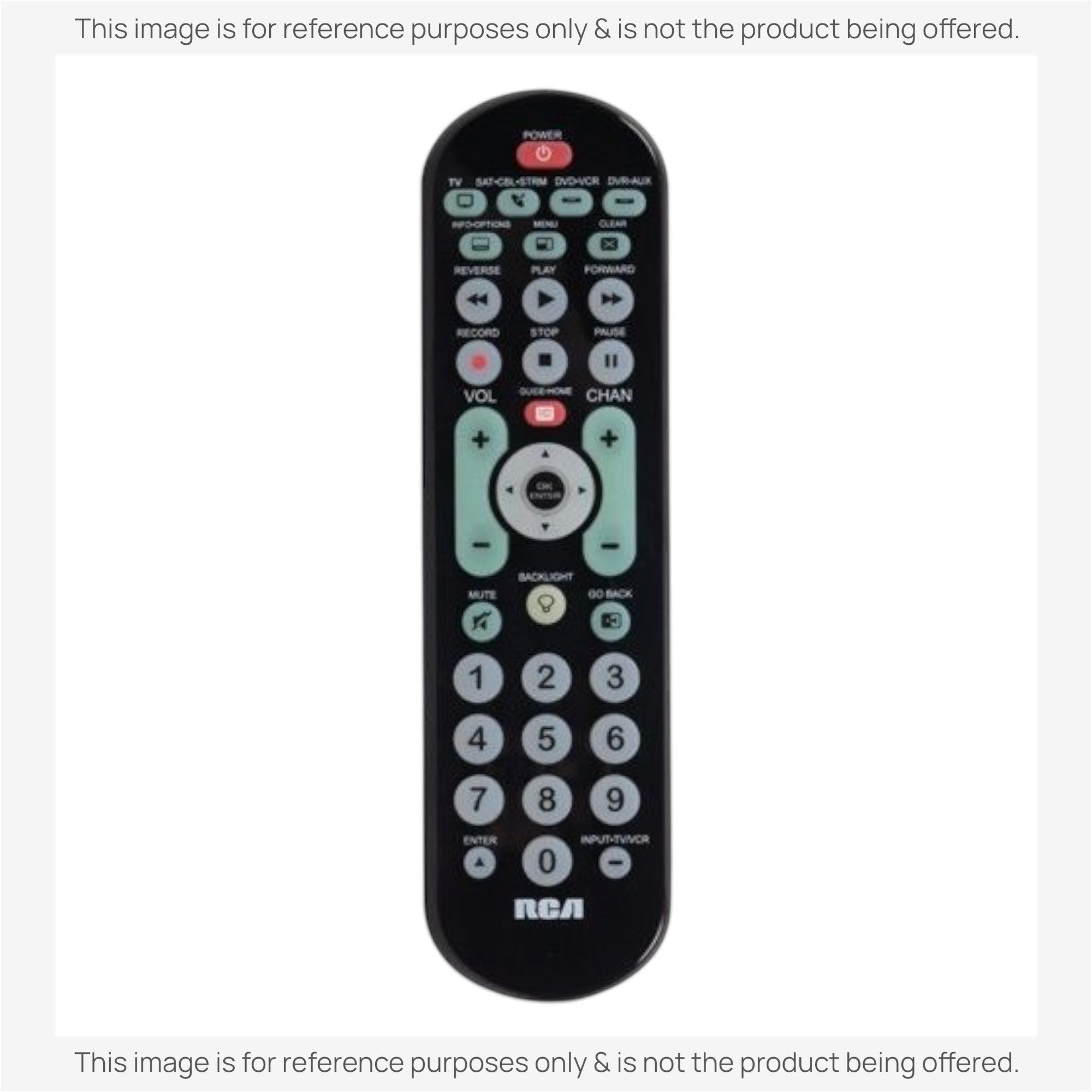 Remplacement de la télécommande universelle 4 appareils RCA RCRBB04GZ [RRU401]