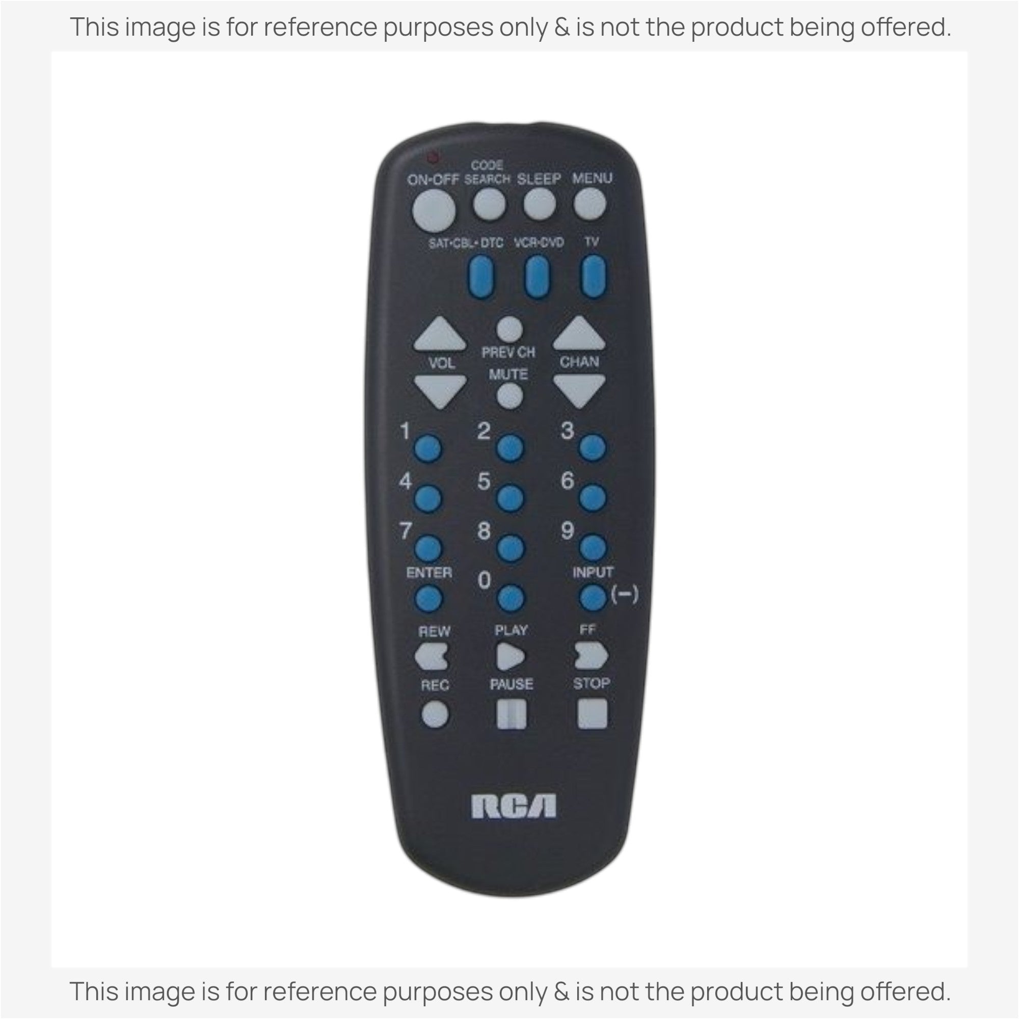 Sustituto para el mando a distancia universal de 3 dispositivos RCA RCU403R [RRU401]