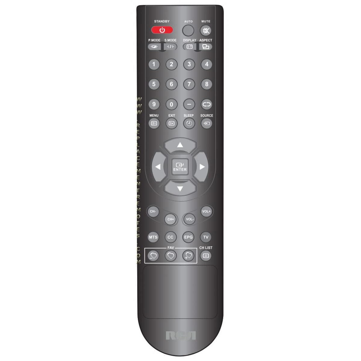 Control remoto para TV RCA RLC4036Arem