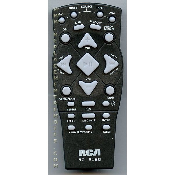 RCA RS2620 Audio Remote Control